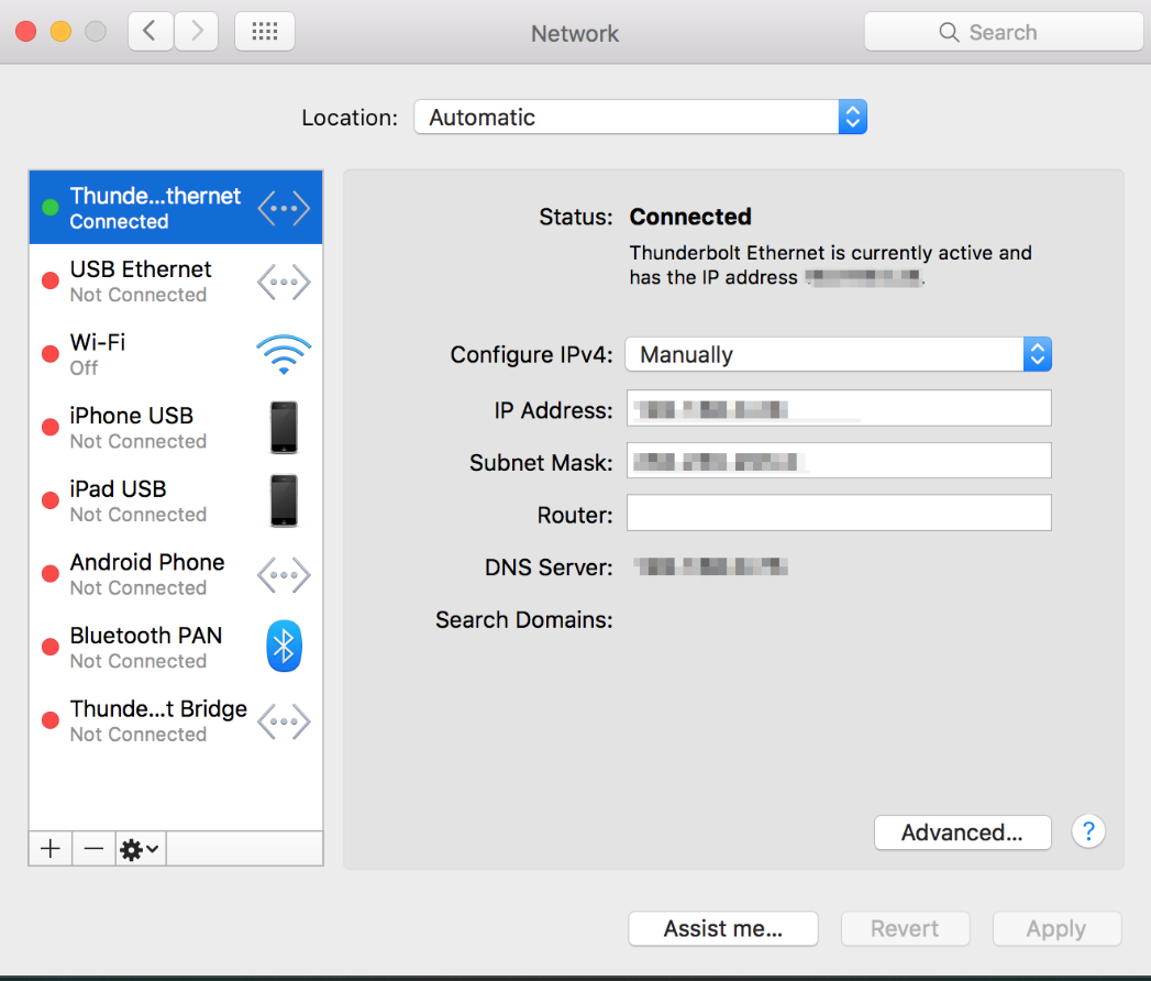 Mac System Preferences Network