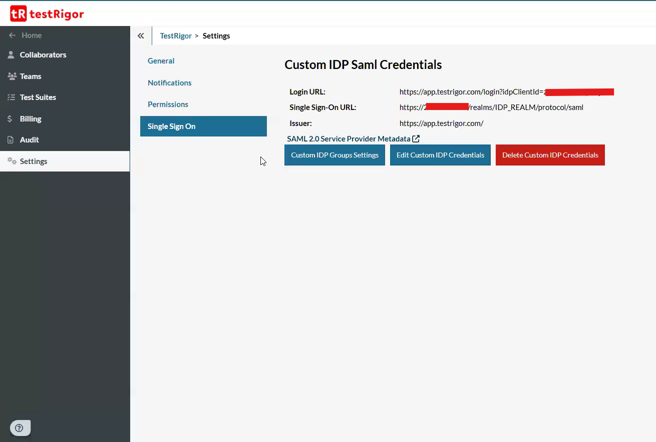 Release Notes: Universal SAML - testRigor AI-Based Automated Testing Tool