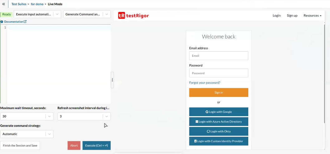 Release Notes: Live mode and Subroutines - testRigor AI-Based Automated ...